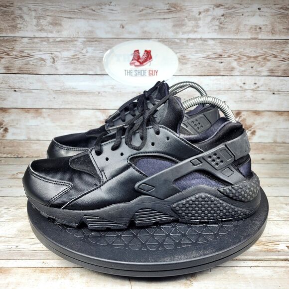 Nike Air Huarache Women's Size 9 Triple Black Athletic Shoes - Picture 4 of 12